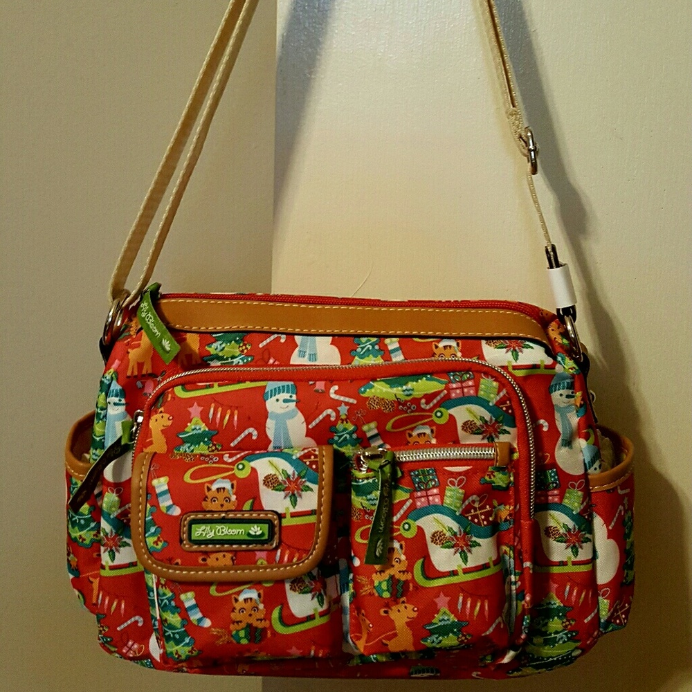Lily Bloom Christmas Purse Handbag